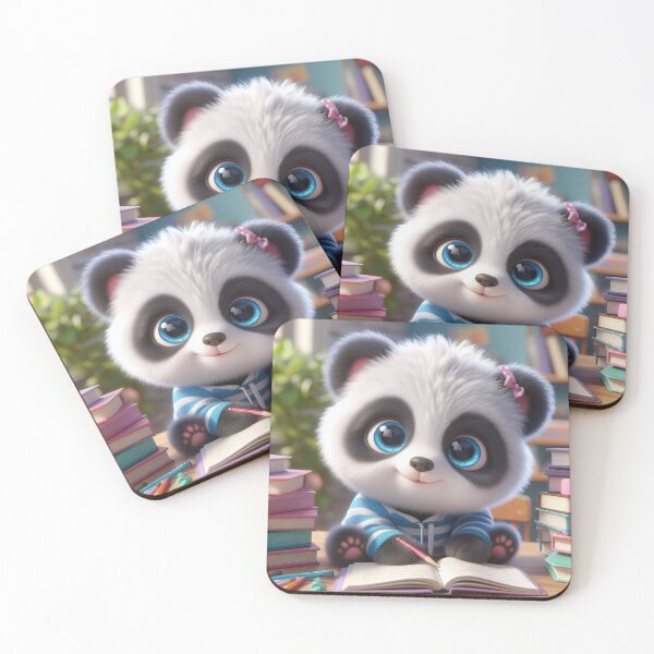 Item preview, School Panda 4 designed and sold by PANDALOVEART.