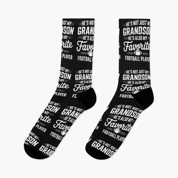 Item preview, He's Not Just My Grandson He's my Favorite Football Player - he perfect gift for proud grandparents who cheer on their grandson on the football field. designed and sold by Zyziowsky.