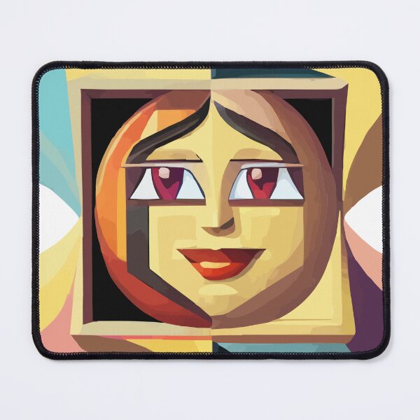 Item preview, cubist emoji designed and sold by Andre Faubert.