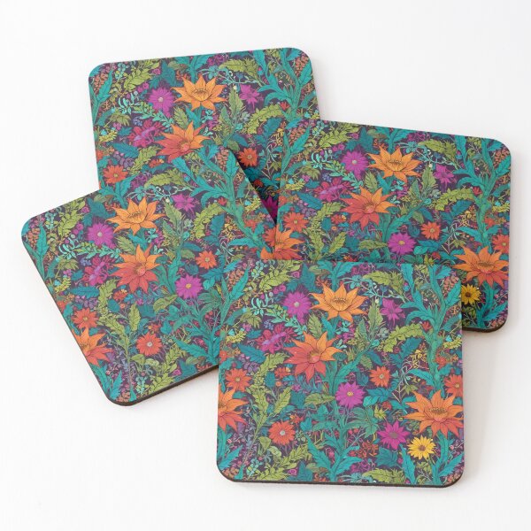 Item preview, Retro Pop Flowers #1 designed and sold by MysticalSVK.