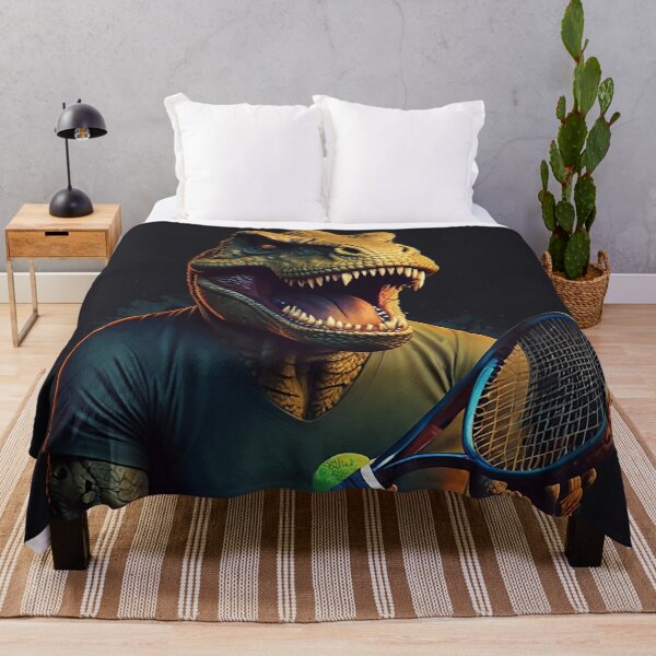 Item preview, Dino the Tennis Player designed and sold by likbatonboot.