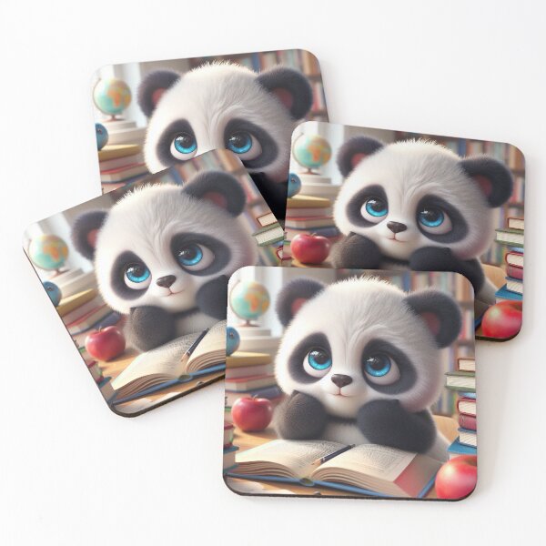 Item preview, School Panda 3 designed and sold by PANDALOVEART.