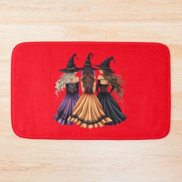 Item preview, Three Witches Casting a Spell Colorful Halloween Design designed and sold by styleonestaa.