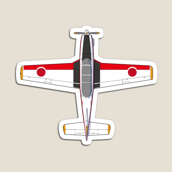 Item preview, JASDF T-7 Primary Trainer Aircraft Simple 4C Illustration designed and sold by MIL-ART-JPN.