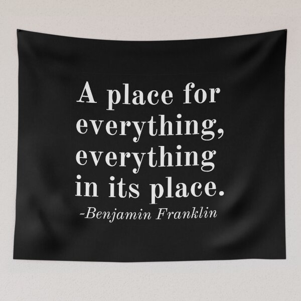 Item preview, Benjamin Franklin Inspirational Phrase designed and sold by SoulQuot.