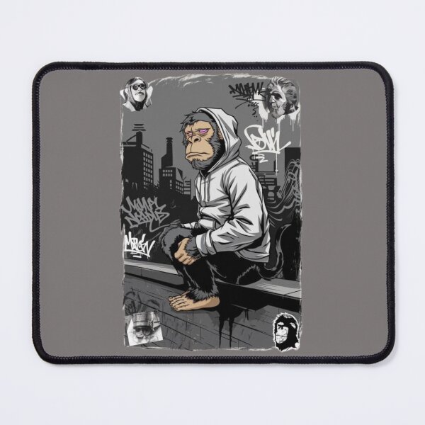 Item preview, a bored ape, urban style with coloring graffitis style Banksy designed and sold by 123ks.