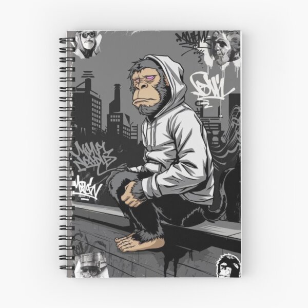 Item preview, a bored ape, urban style with coloring graffitis style Banksy designed and sold by 123ks.