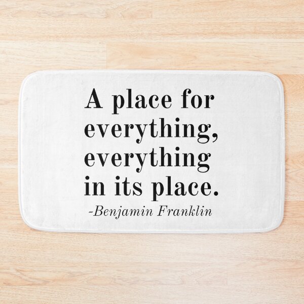 Item preview, Benjamin Franklin Inspirational Phrase designed and sold by SoulQuot.