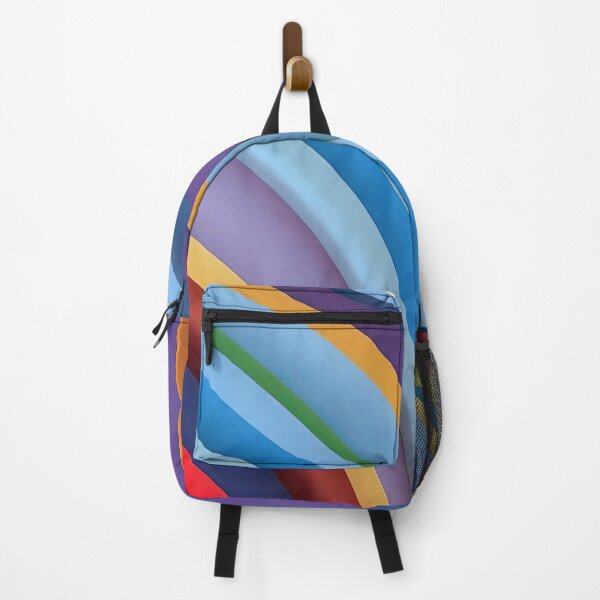 Item preview, Curved Waves of Vibrant Colours in Motion designed and sold by ArtComixHaven.