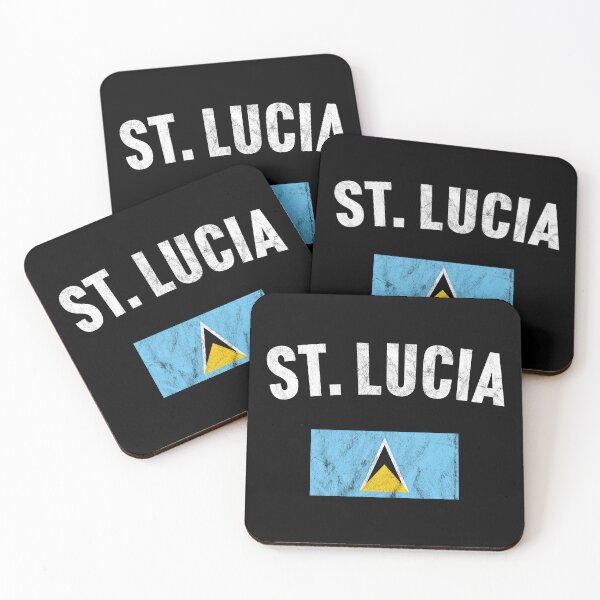 Item preview, St Lucia Flag designed and sold by PaulSDesign.