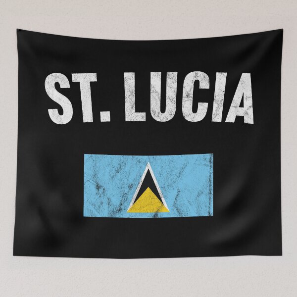Item preview, St Lucia Flag designed and sold by PaulSDesign.