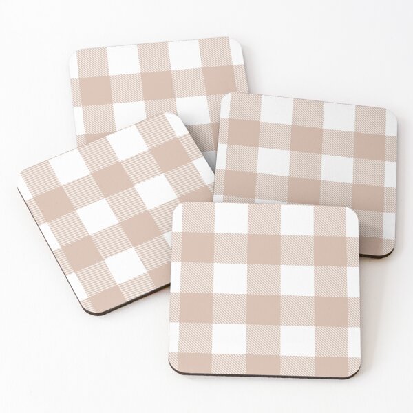 Item preview, Tartan, Big Square, beige and white designed and sold by Alex  Blud.