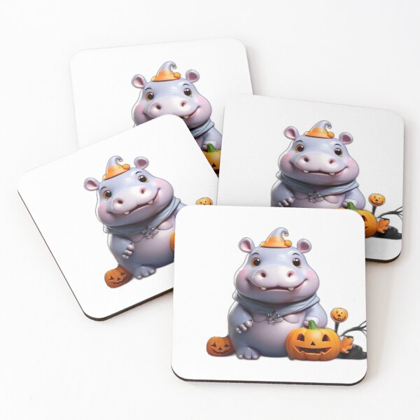 Item preview, Hippo Halloween Vibes designed and sold by NeatThingLover.