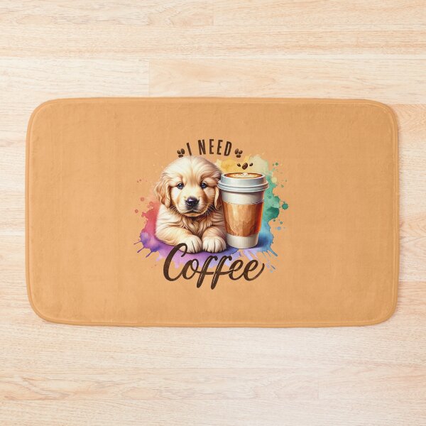 Item preview, Caffeine & Cuddles: 'I Need Coffee' Pet Design for T-Shirts, Stickers & More designed and sold by artedigital99.