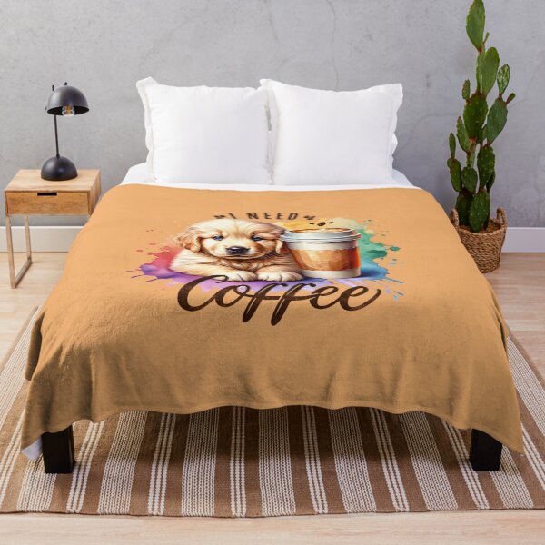 Item preview, Caffeine & Cuddles: 'I Need Coffee' Pet Design for T-Shirts, Stickers & More designed and sold by artedigital99.