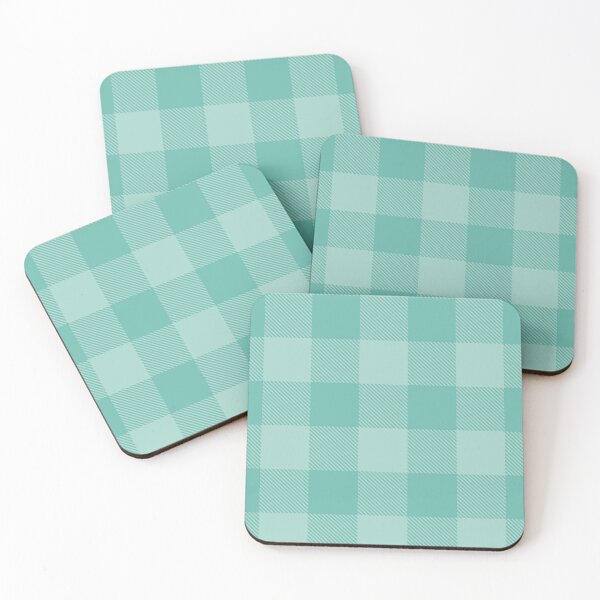Item preview, Tartan, Big Square, dark turquoise and turquoise designed and sold by Alex  Blud.