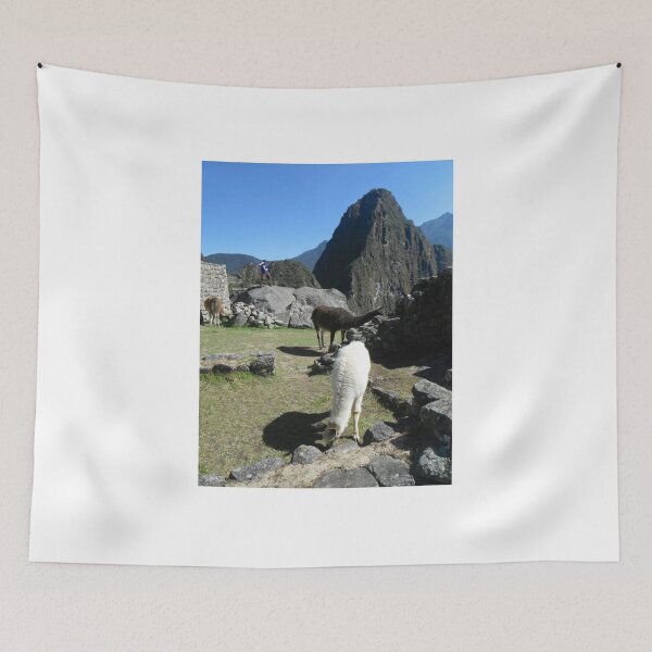 Item preview, Grazing Llamas - Machu Picchu - Peru - South America designed and sold by exploramum.