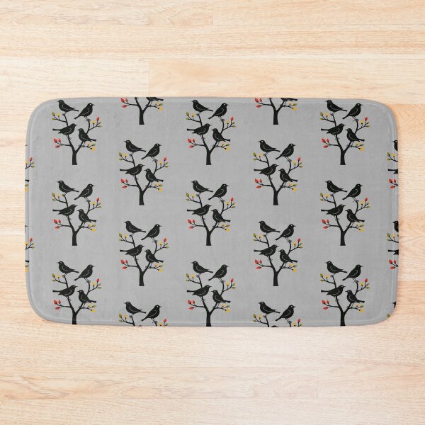 Item preview, Four Calling Birds Retro Mid-Century Cut-Out 7 designed and sold by taiche.