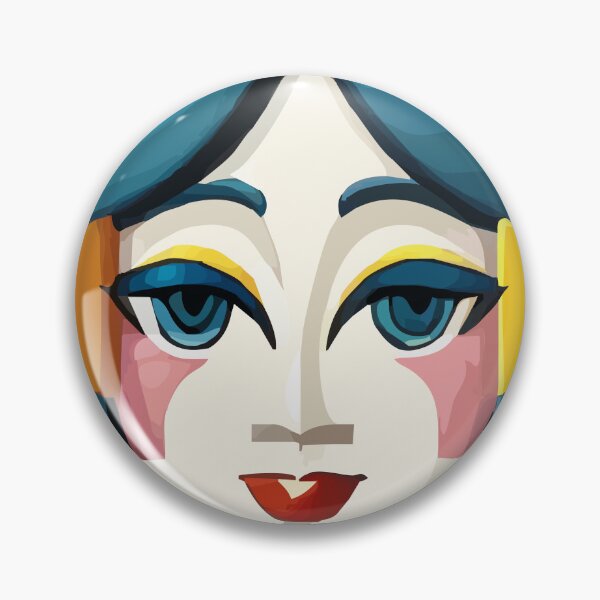 Artikelvorschau, kubistisches Emoji entworfen und verkauft von Andre Faubert.