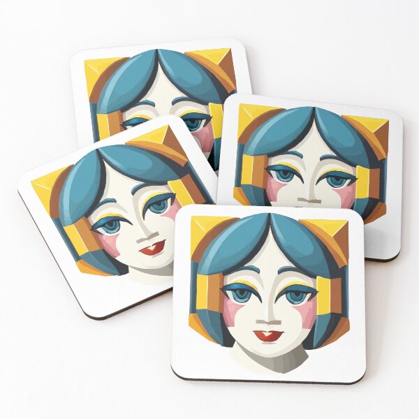 Item preview, cubist emoji designed and sold by Andre Faubert.