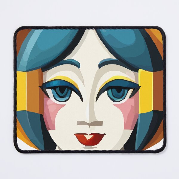 Item preview, cubist emoji designed and sold by Andre Faubert.