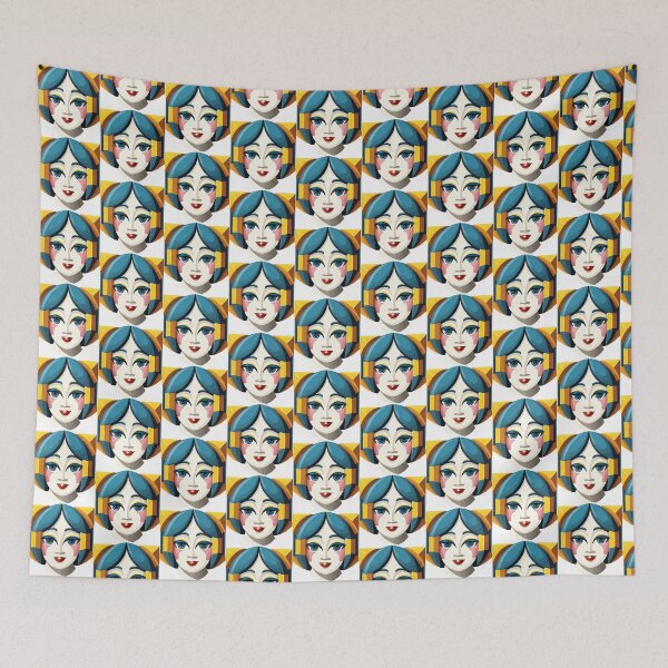Item preview, cubist emoji designed and sold by Andre Faubert.