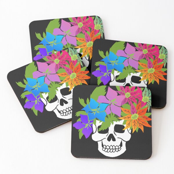 Item preview, Planter Skull (Rainbow version) designed and sold by DMPetersArt.
