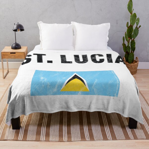 Item preview, St Lucia Flag designed and sold by PaulSDesign.