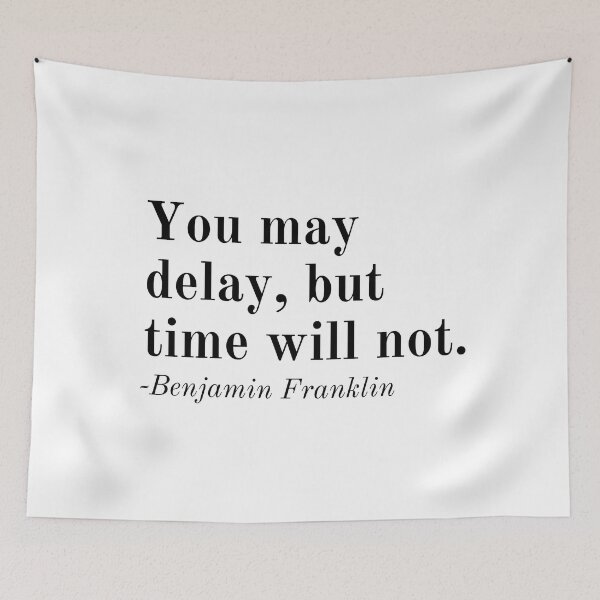 Item preview, Benjamin Franklin Inspirational Phrase designed and sold by SoulQuot.