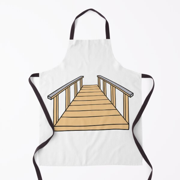 Item preview, Doodle of a wooden bridge with railing designed and sold by rasagamastore.