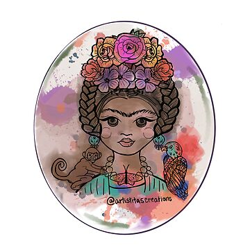 Artwork thumbnail, Pinta Frida by ArtistitasCreations