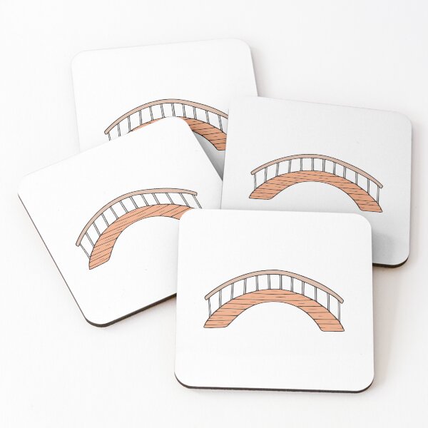 Item preview, Wooden bridge with railing designed and sold by rasagamastore.