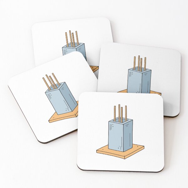 Item preview, Concrete pillar with forms and rebar designed and sold by rasagamastore.