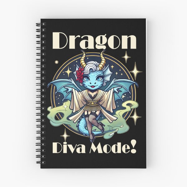 Item preview, Dragon Diva Mode by LaLi Designs | Quirky Fantasy Art designed and sold by LaLi-Designs.