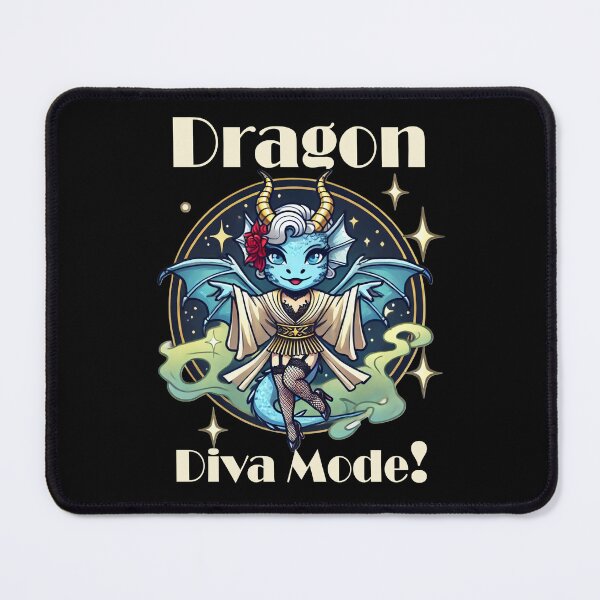 Item preview, Dragon Diva Mode by LaLi Designs | Quirky Fantasy Art designed and sold by LaLi-Designs.