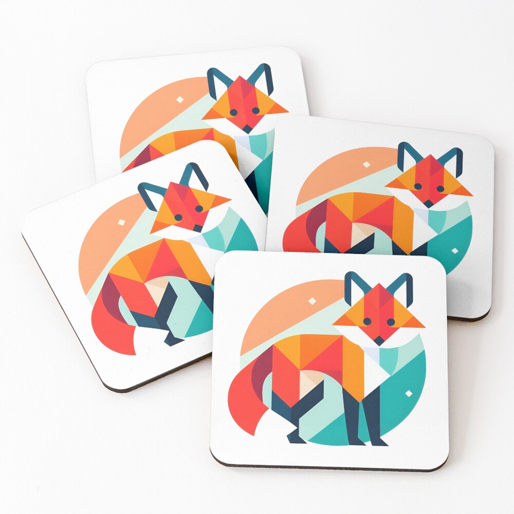 Item preview, Coasters (Set of 4) designed and sold by RiceArtShop.