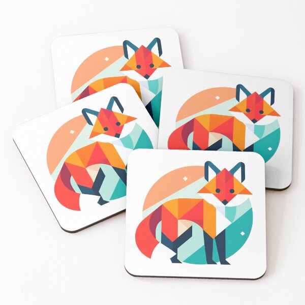 Item preview, Geometric Fox designed and sold by RiceArtShop.