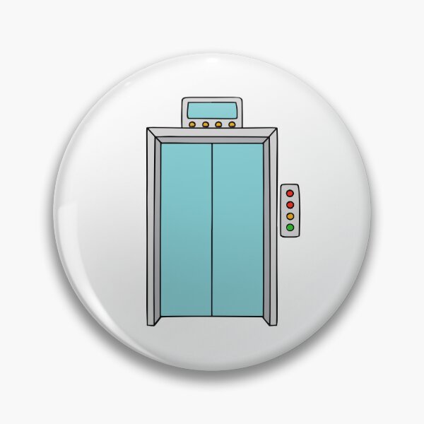 Item preview, Doodle of a glass elevator with buttons designed and sold by rasagamastore.