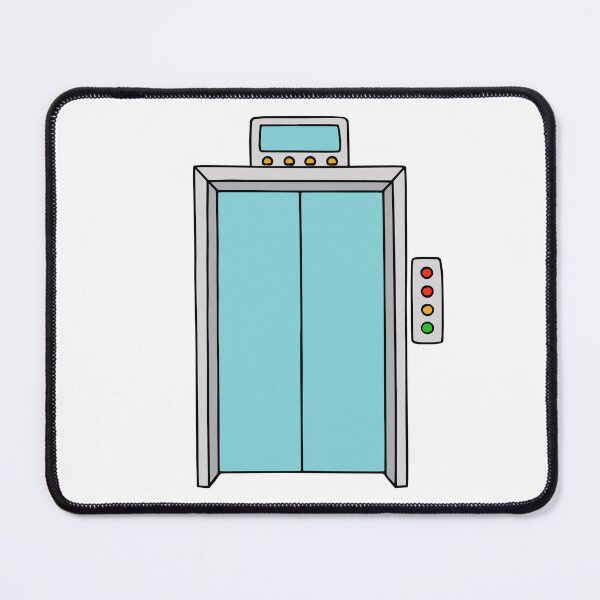 Item preview, Doodle of a glass elevator with buttons designed and sold by rasagamastore.