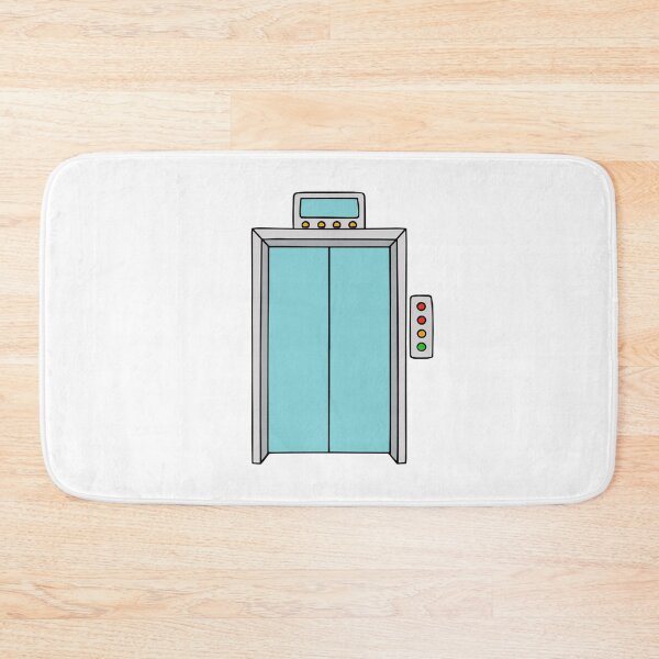 Item preview, Doodle of a glass elevator with buttons designed and sold by rasagamastore.