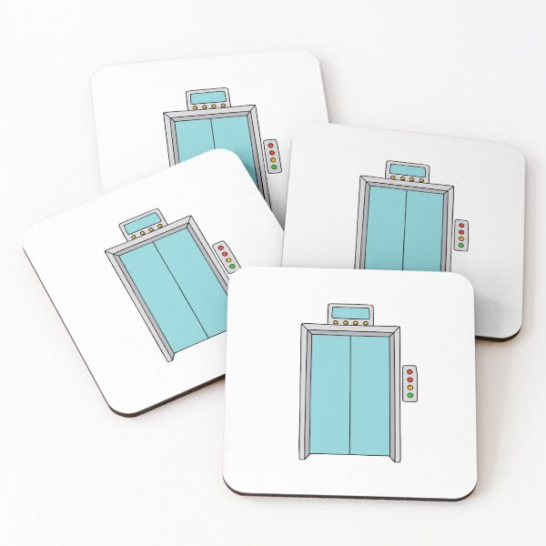 Item preview, Doodle of a glass elevator with buttons designed and sold by rasagamastore.