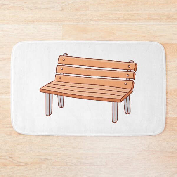 Item preview, wooden bench with slats and screws designed and sold by rasagamastore.