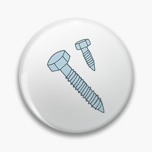 Item preview, Doodle of galvanized screws designed and sold by rasagamastore.