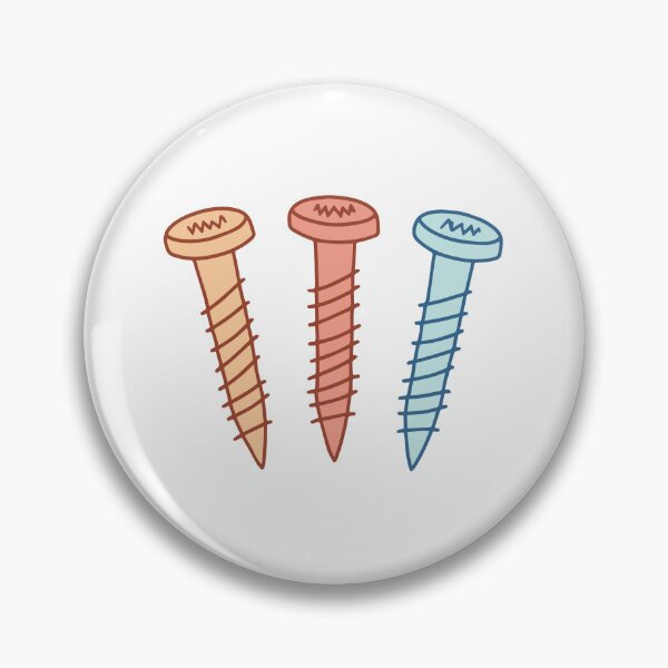 Item preview, Doodle of galvanized screws designed and sold by rasagamastore.