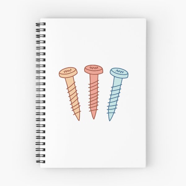 Item preview, Doodle of galvanized screws designed and sold by rasagamastore.