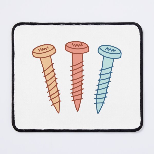 Item preview, Doodle of galvanized screws designed and sold by rasagamastore.