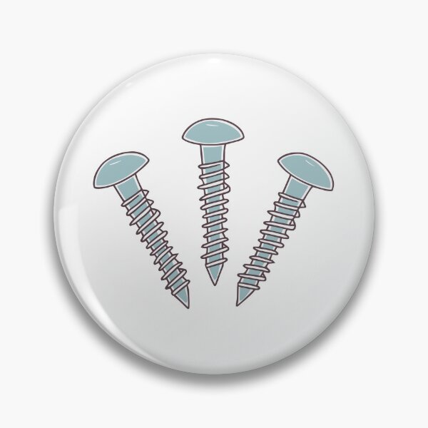 Item preview, Doodle of galvanized screws designed and sold by rasagamastore.
