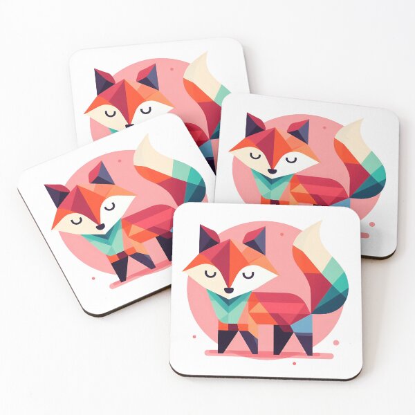 Item preview, Geometric Fox designed and sold by RiceArtShop.