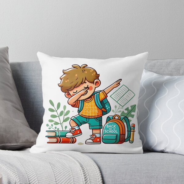 Item preview, Dabbing Back to School Boy Illustration designed and sold by ManeeStore.
