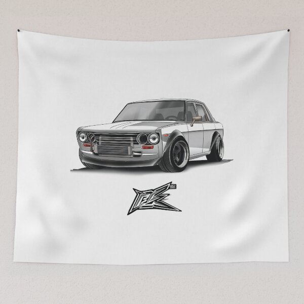 Item preview, datsun bluebird 510 white  designed and sold by NaquashM.
